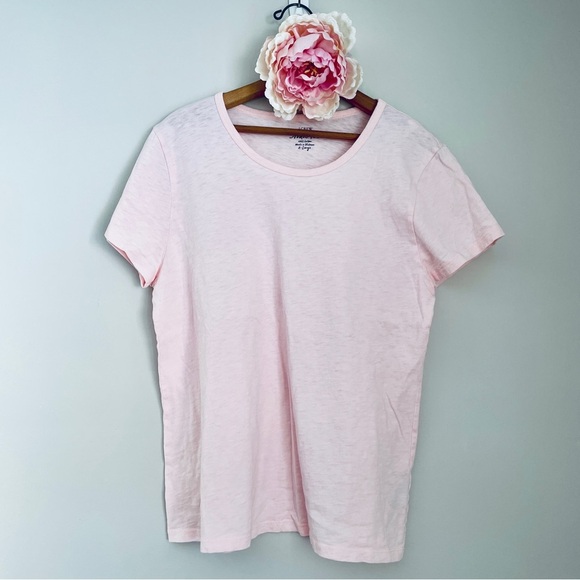 J. Crew Classic Cotton Studio Tee H5948 Pastel Pink XL - Picture 1 of 6